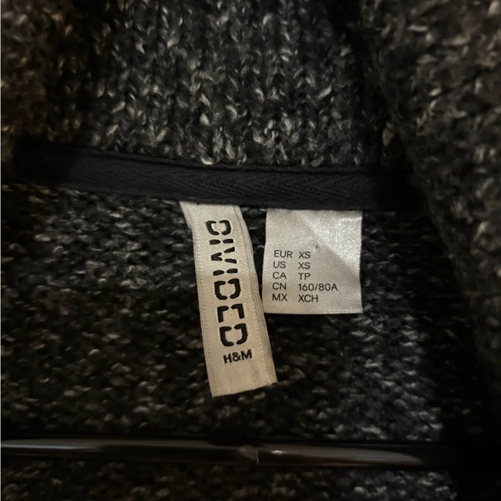Gray Zipper Cardigan - Picture 3 of 4
